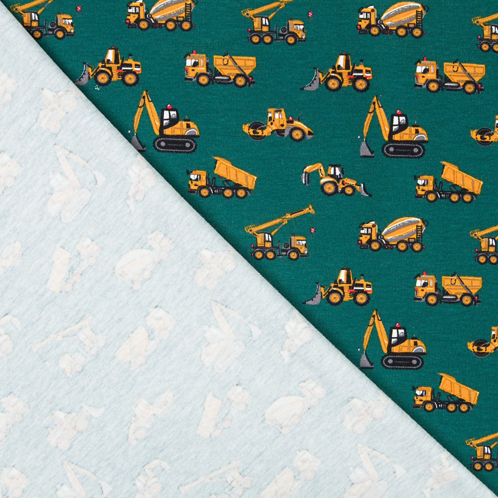 Coton Jersey Vert Construction - Ribes y Casals