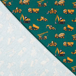 Coton Jersey Vert Construction - Ribes y Casals