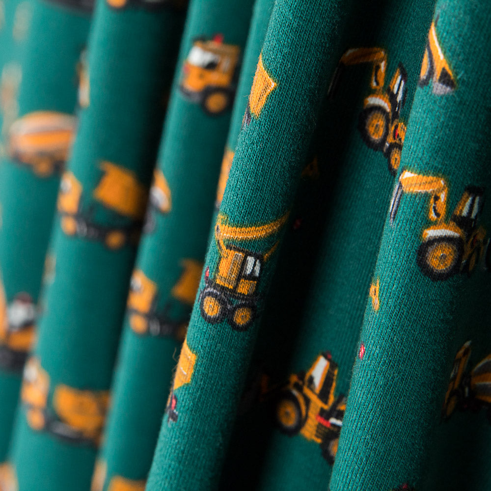 Coton Jersey Vert Construction - Ribes y Casals