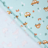 Tricot de coton imprimé voiture - Ribes y Casals