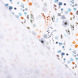 Tricot Coton Fleur Printanière Bleu Denim - Ribes y Casals