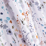 Tricot Coton Fleur Printanière Bleu Denim - Ribes y Casals