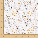 Coton Tricoté Fleur de Printemps Taupe - Ribes y Casals