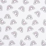 Tricot Coton Glitter Arc-en-ciel - Ribes y Casals