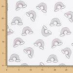 Tricot Coton Glitter Arc-en-ciel - Ribes y Casals