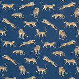 Jersey Coton Oeko-Tex® Bleu Guépard - Ribes y Casals