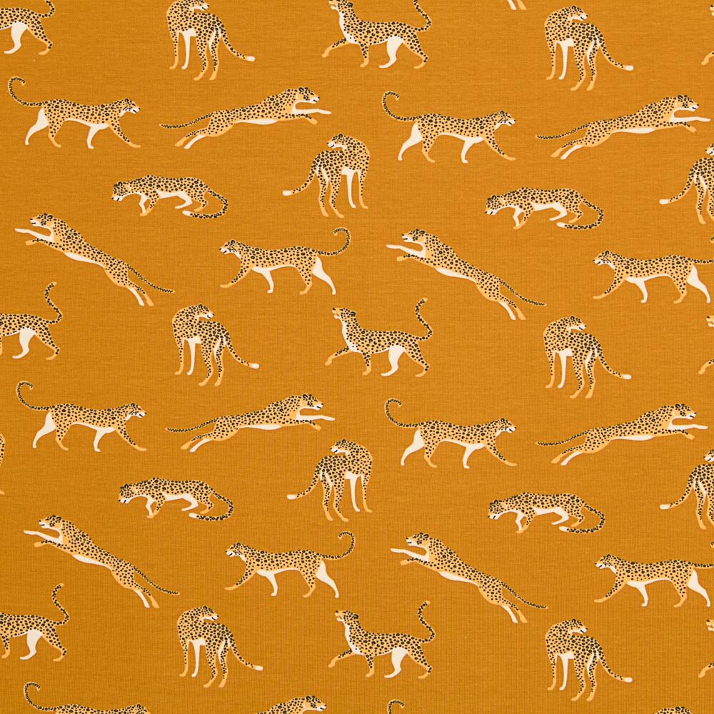 Jersey Coton  Oeko-Tex® Camel Guépard - Ribes y Casals