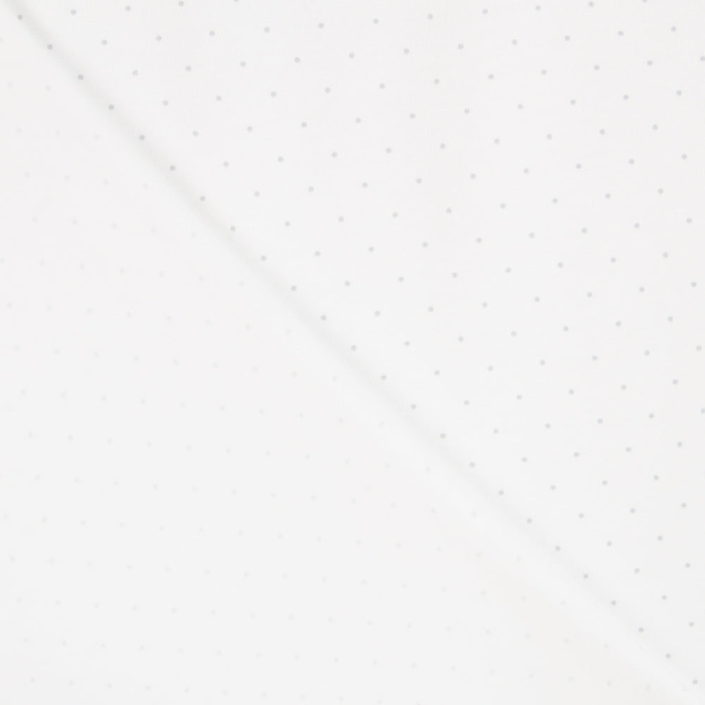 Tricot Coton Micro Pois Blanc - Ribes y Casals
