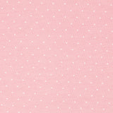 Retal Punto Algodón Micro Lunar Rosa 85x140 cm - Ribes y Casals