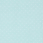 Tricot Coton Micro Pois Vert Eau - Ribes y Casals