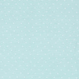 Tricot Coton Micro Pois Vert Eau - Ribes y Casals