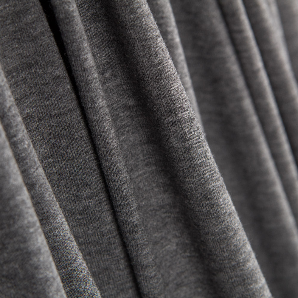 Punto Algodón Orgánico Gris Vigoré Oscuro - Ribes y Casals