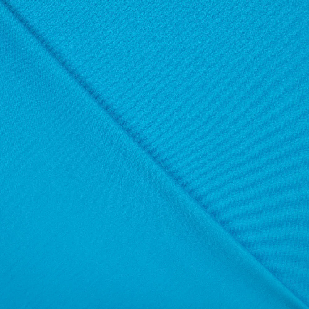 Jersey Coton BIO Lycra Turquoise - Ribes y Casals