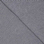 Maille Viscose Mini Rayures Noir - Ribes y Casals