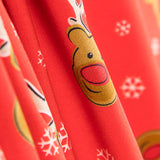 Punto Algodón Reno Rojo Navidad - Ribes y Casals