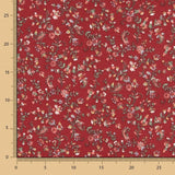 Punto Angora Flores Folk Rojo - Ribes y Casals