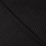 Maille côtelée noire effet velours côtelé - Ribes y Casals