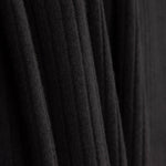 Maille côtelée noire effet velours côtelé - Ribes y Casals