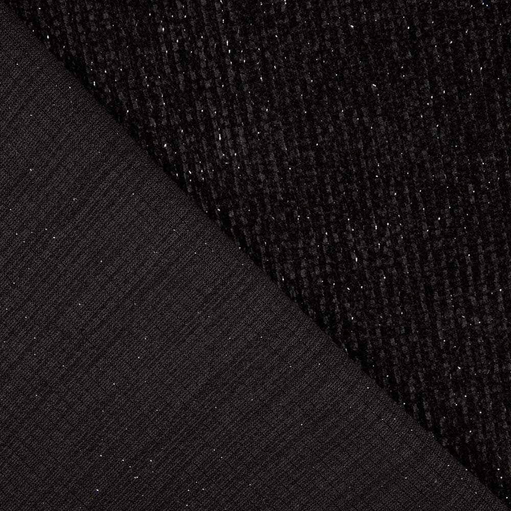 Maille Tricot Lurex Noir - Ribes y Casals