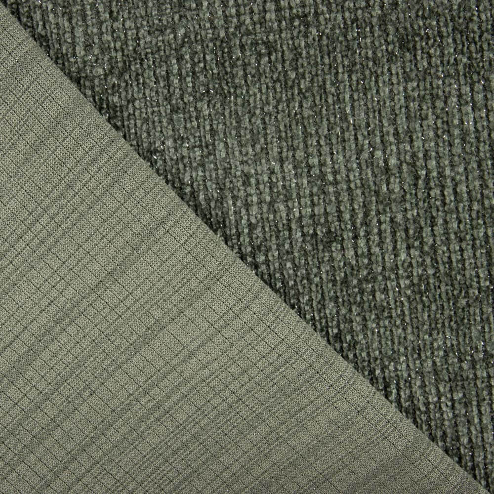 Tricoté Tricot Lurex Vert Foncé - Ribes y Casals