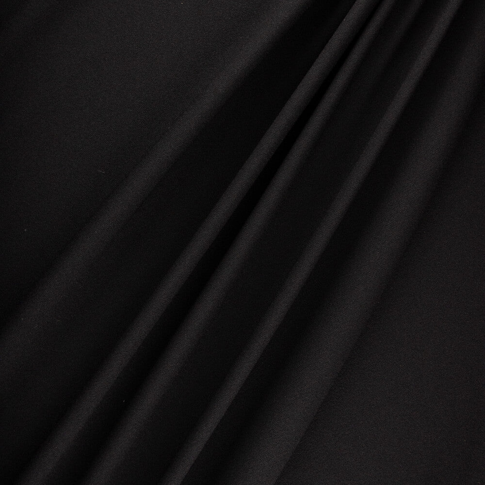Tricot Crêpe Néoprène Noir - Ribes y Casals