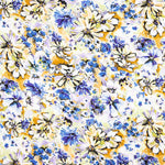 Tricot de viscose à fleurs lilas - Ribes y Casals