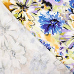 Tricot de viscose à fleurs lilas - Ribes y Casals