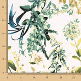 Maille de viscose à fleurs blanches - Ribes y Casals