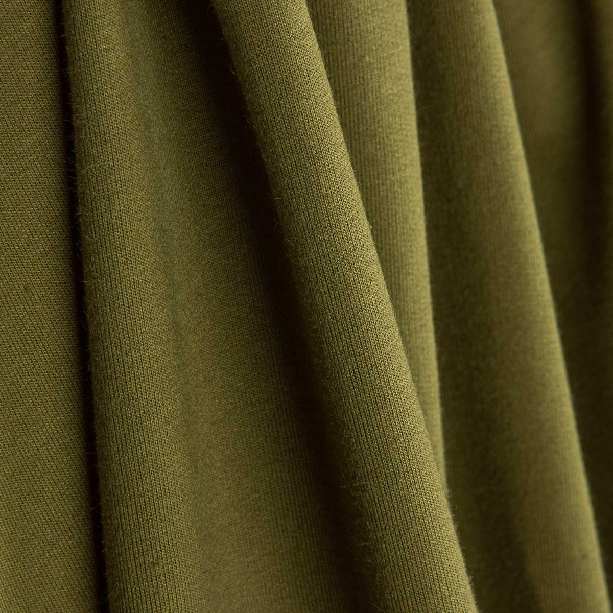 Peluche fine tricotée vert kaki - Ribes y Casals