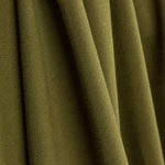 Peluche fine tricotée vert kaki - Ribes y Casals