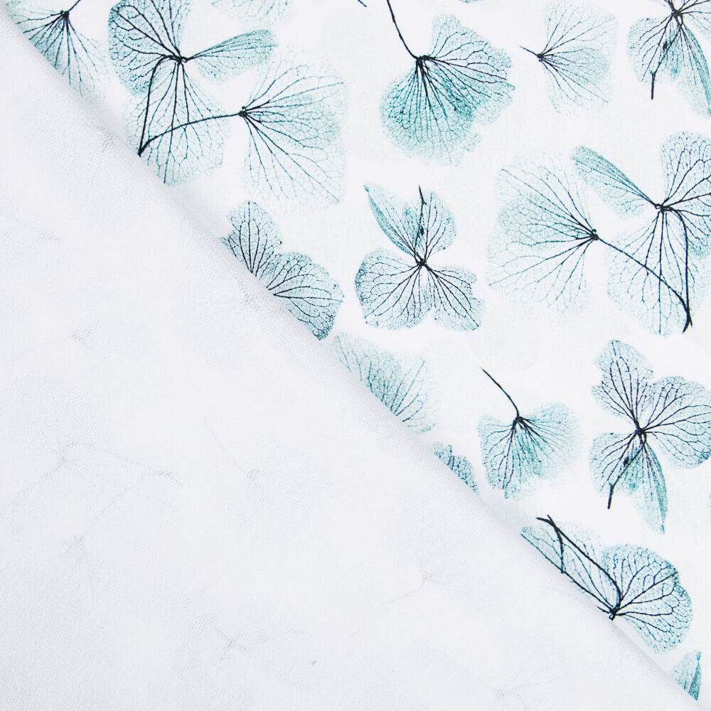 Sweat Peluche Oeko-Tex® Floral Aiguemarine - Ribes y Casals