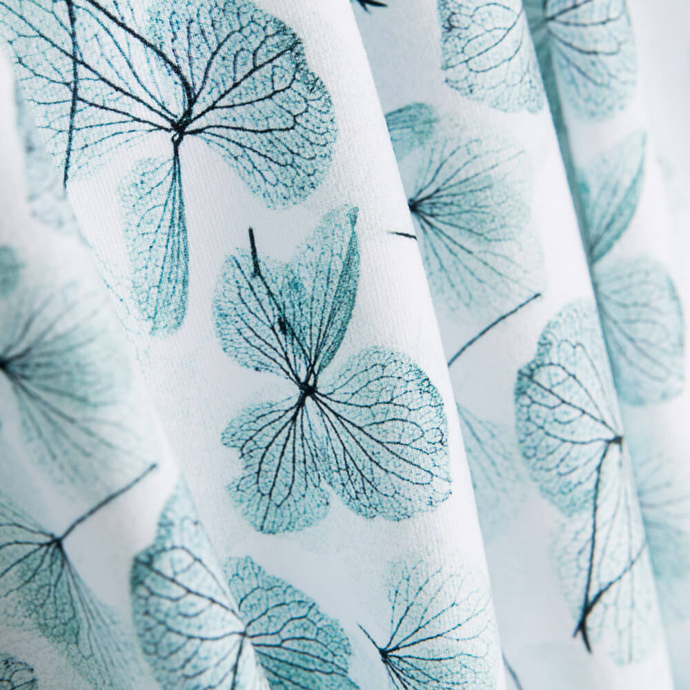 Sweat Peluche Oeko-Tex® Floral Aiguemarine - Ribes y Casals