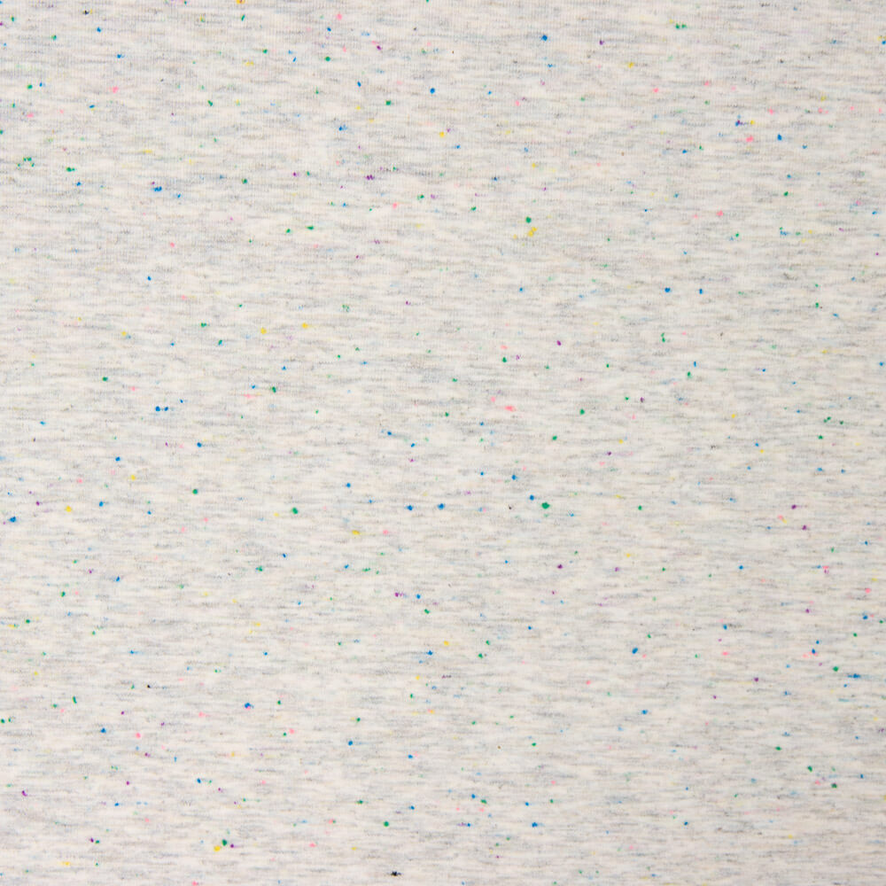 Jersey Peluche Chiné Gris Clair - Ribes y Casals