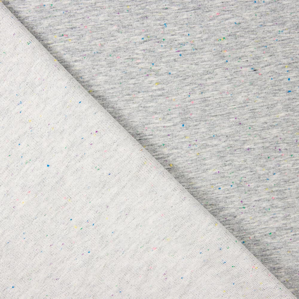 Jersey Peluche Chiné Gris Foncé - Ribes y Casals