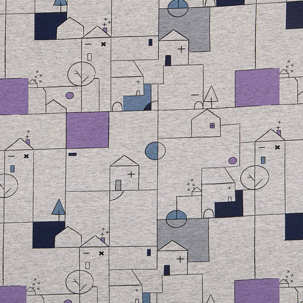 Jersey Coton Sweat Peluche La Ville - Ribes y Casals