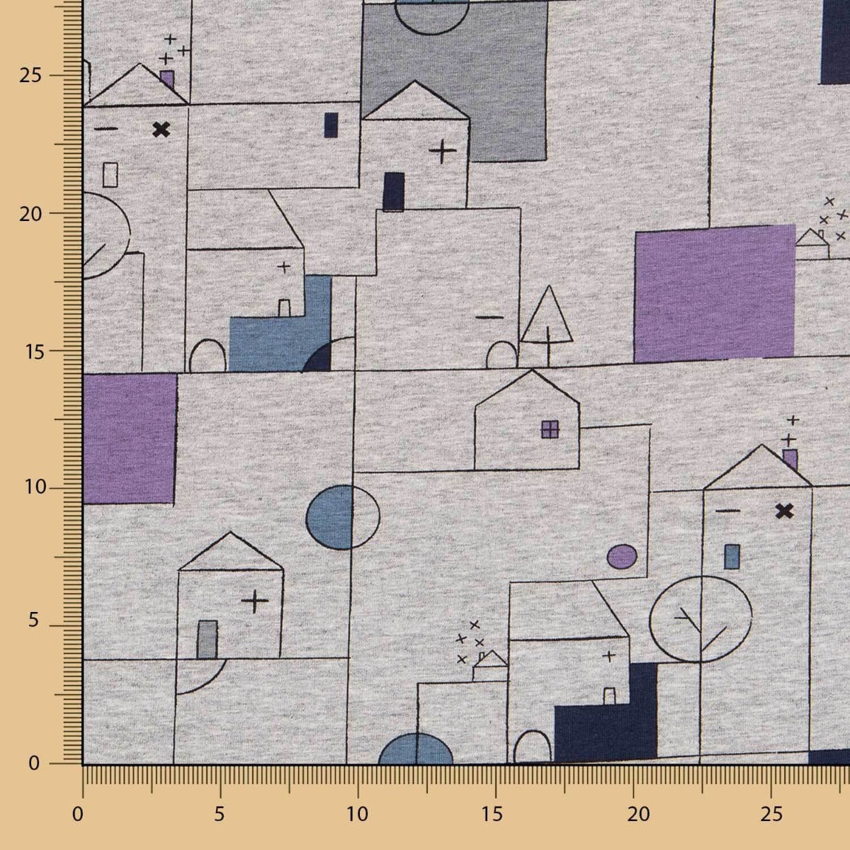 Jersey Coton Sweat Peluche La Ville - Ribes y Casals