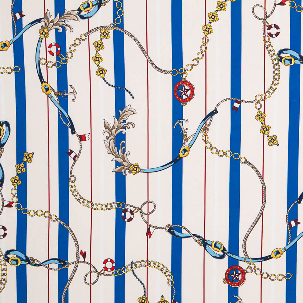 Jersey Fin Navy Écru - Ribes y Casals