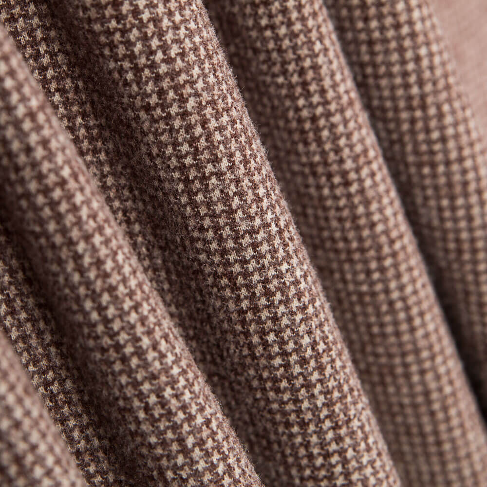 Maille Flanelle Rouge Vin Marbré - Ribes y Casals