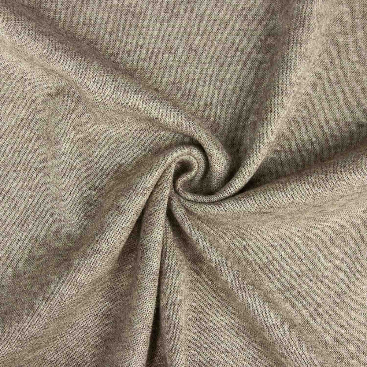 Tricot côtelé anglais effet angora gris chiné - Ribes y Casals