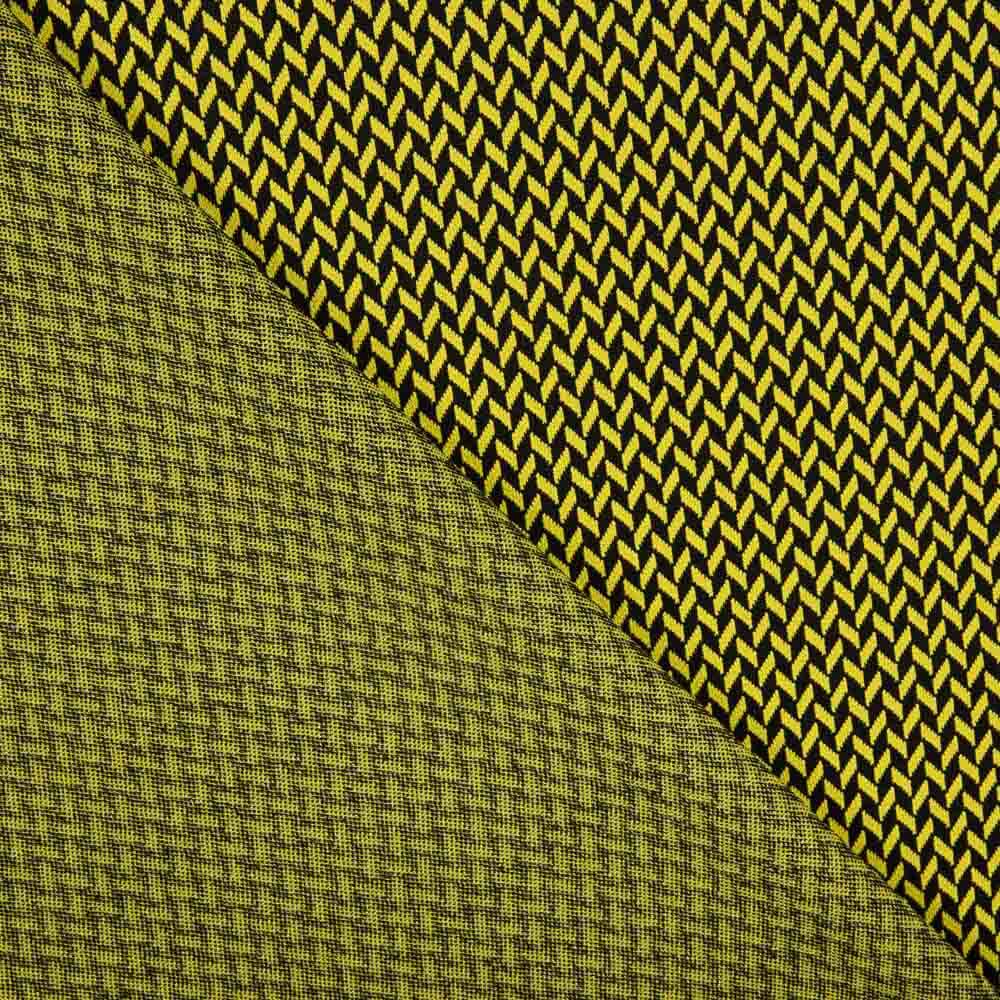 Tricot Jacquard Chevron Vert - Ribes y Casals