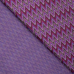Tricot jacquard zigzag magenta - Ribes y Casals