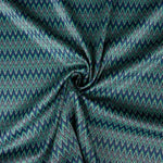 Maille jacquard zigzag verte - Ribes y Casals