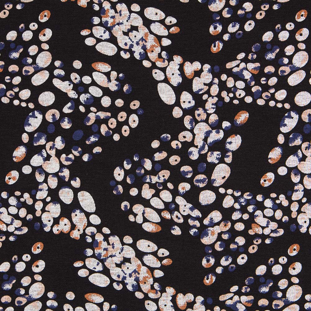 Maille Jersey Bulles Noir - Ribes y Casals