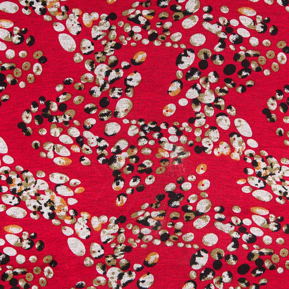 Maille Jersey Bulles Rouge - Ribes y Casals