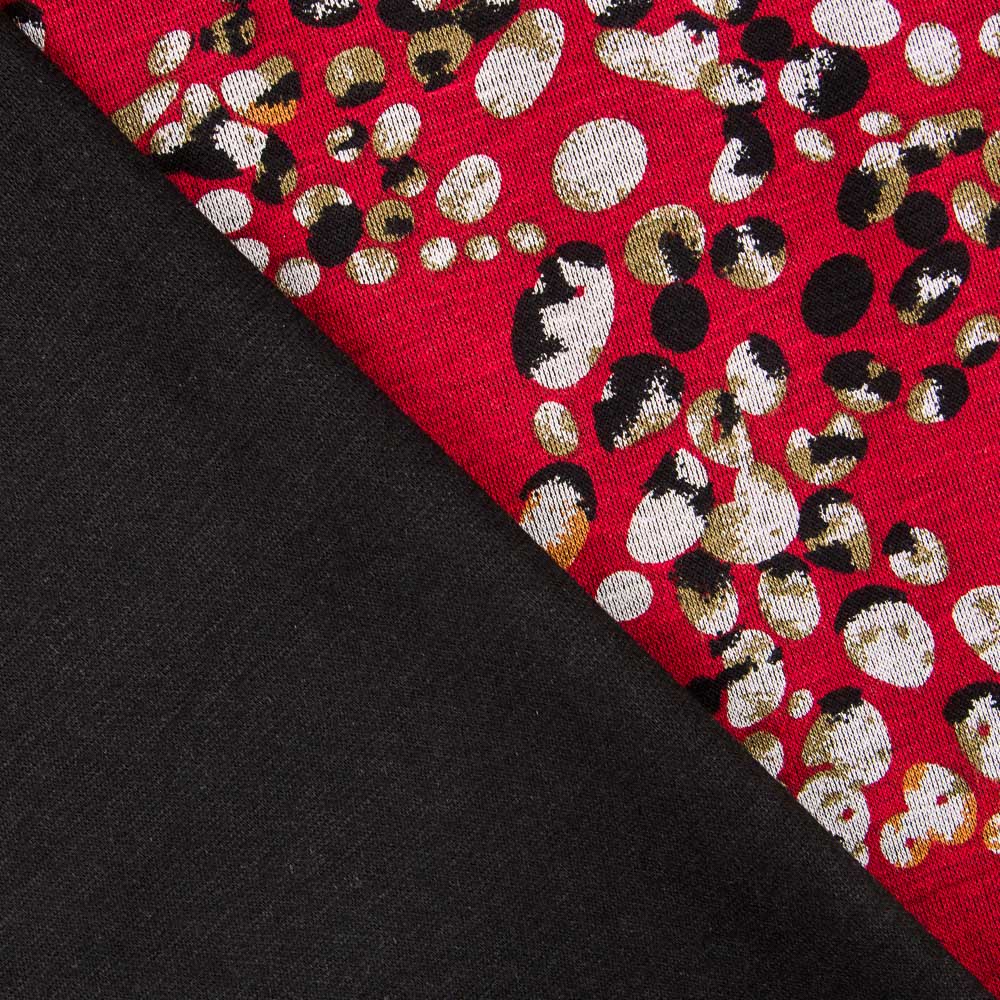 Maille Jersey Bulles Rouge - Ribes y Casals