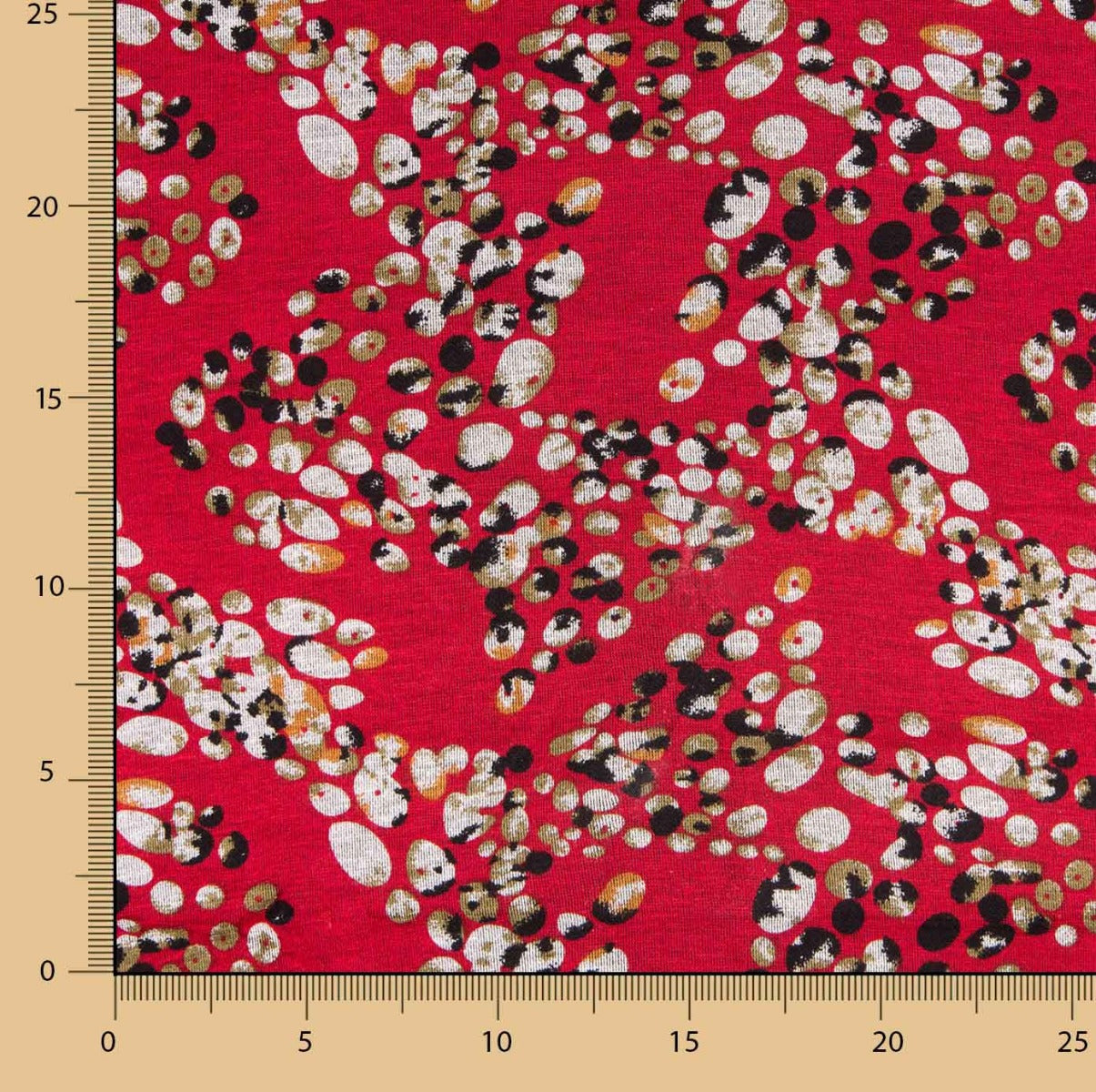 Maille Jersey Bulles Rouge - Ribes y Casals