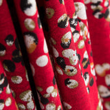 Maille Jersey Bulles Rouge - Ribes y Casals