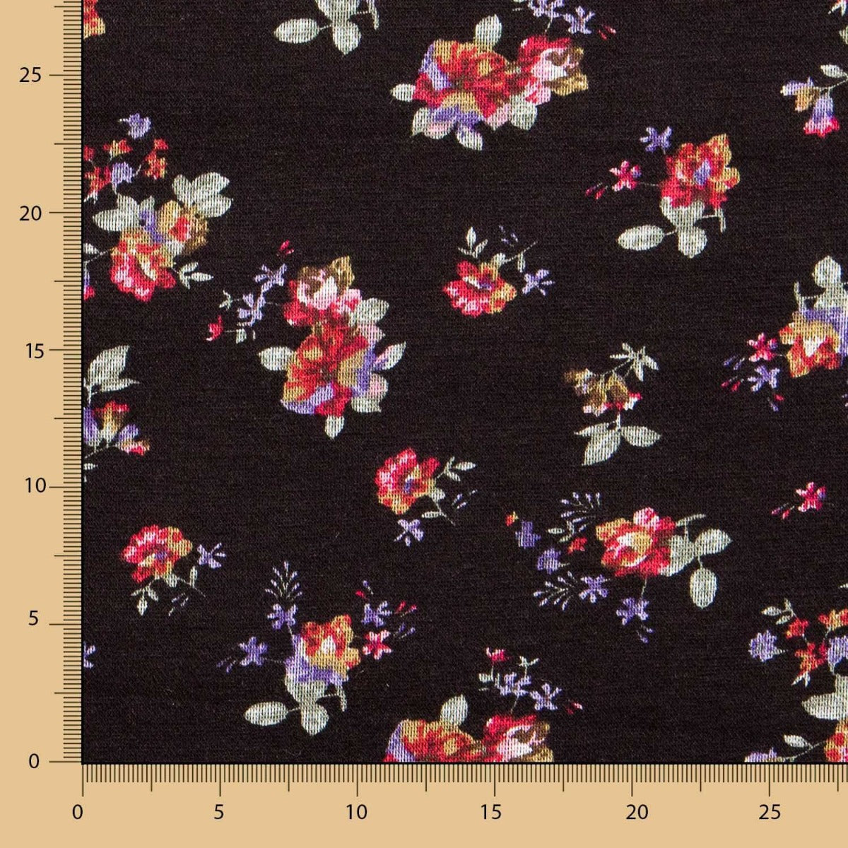 Jersey Coton Crétonne Noir - Ribes y Casals