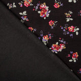 Jersey Coton Crétonne Noir - Ribes y Casals