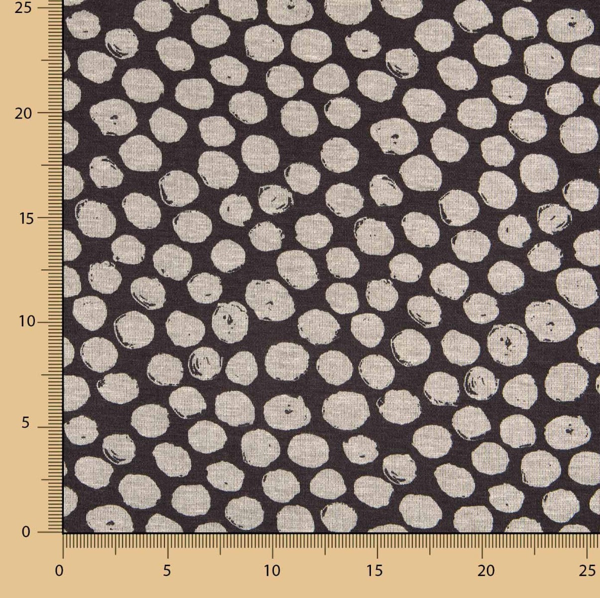 Maille Jersey Pois Noir - Ribes y Casals